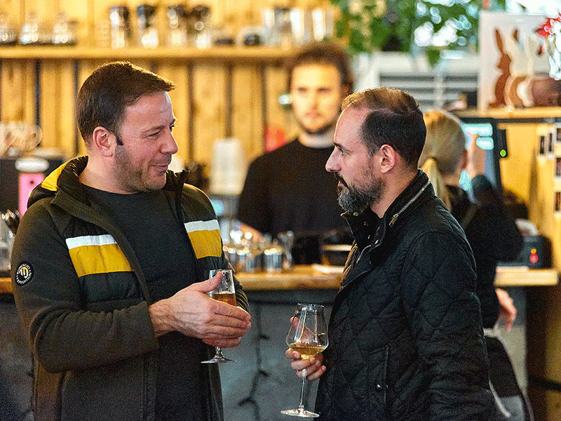 Борис Болтянский, главный редактор Право.ru, и Игорь Озерский, управляющий партнер K&P.Law.