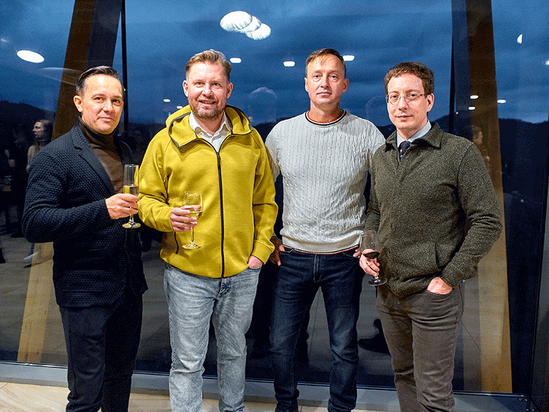Слева направо: Руслан Долотов, партнер АБ «Феоктистов и партнеры»; Дмитрий Марканов, управляющий партнер PATENTUS; Алексей Заикин, управляющий партнер ФОСБИ; Евгений Шестаков, управляющий партнер INTELLECT.
