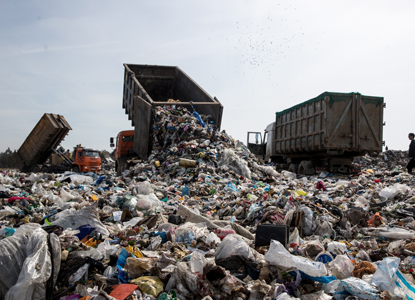 Хотя свалка в Ядрово появилась в 1979 году, ее оператора – ООО «Ядрово» - зарегистрировали в 2008-м. Полигон начал принимать не только местный, но и московский мусор, количество которого только росло. Если в 2011 году мощность составляла 200 000 т в год, то в 2016-м «Ядрово» приняло 660 000 т отходов. Фото: Сергей Бобылев/ТАСС