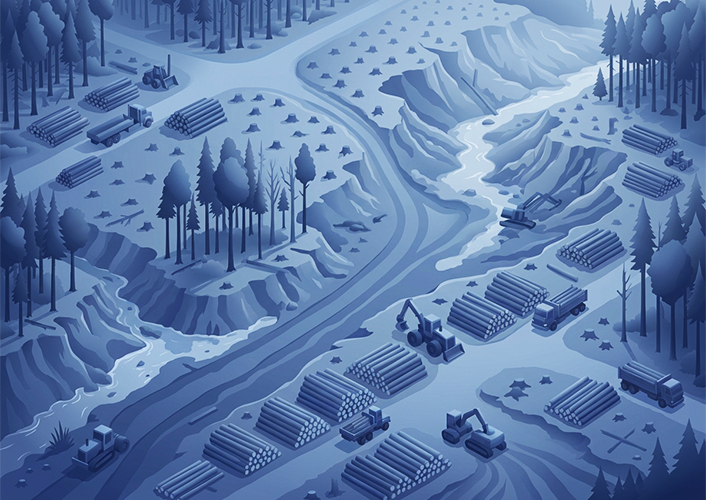 Возмещение правомерного вреда окружающей среде, причиненного лесозаготовителями  арендаторами лесного участка