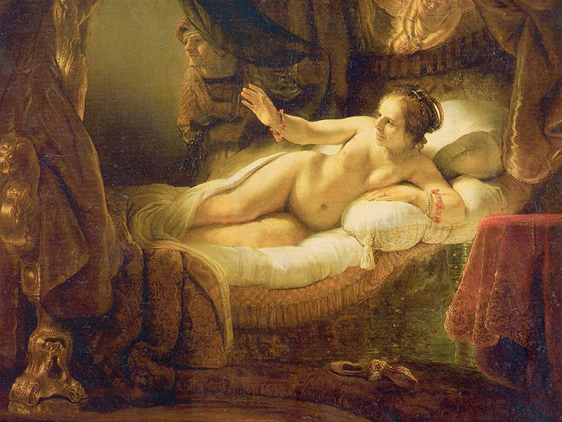 «Даная», Рембрандт. Нападение произошло в 1985 году. Тогда литовец Бронюс Майгис в Эрмитаже несколько раз ударил полотно ножом, а после облил кислотой. В итоге была утрачена треть полотна. Реставрировали картину 12 лет. Майгиса задержали, у него была диагностирована шизофрения, после чего он шесть лет проходил лечение в психиатрической больнице.